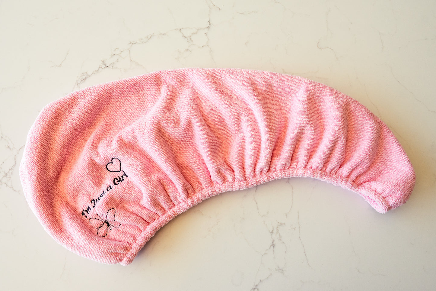 Microfiber Hair Towels (Light Pink)
