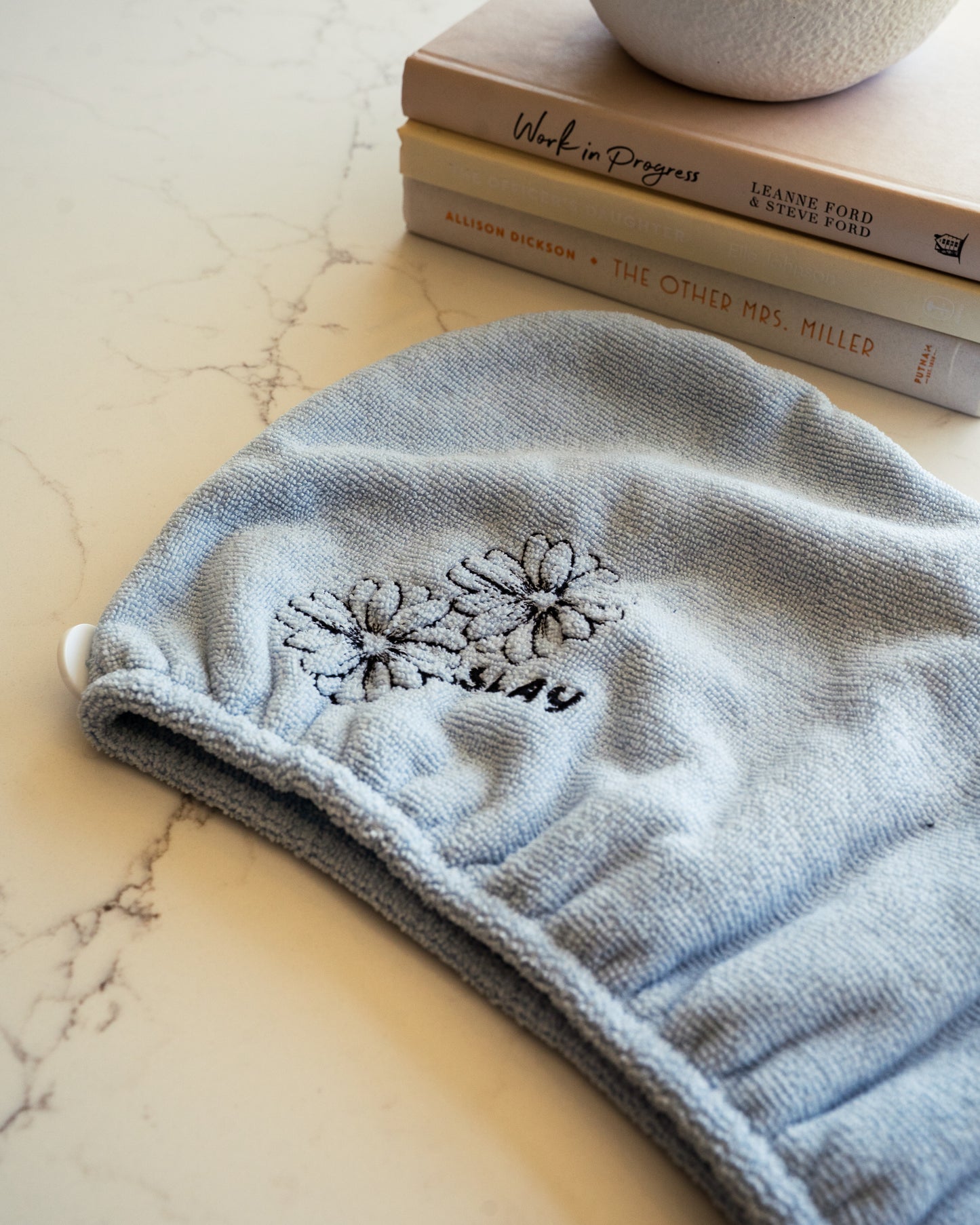 Microfiber Hair Towels (Baby Blue)