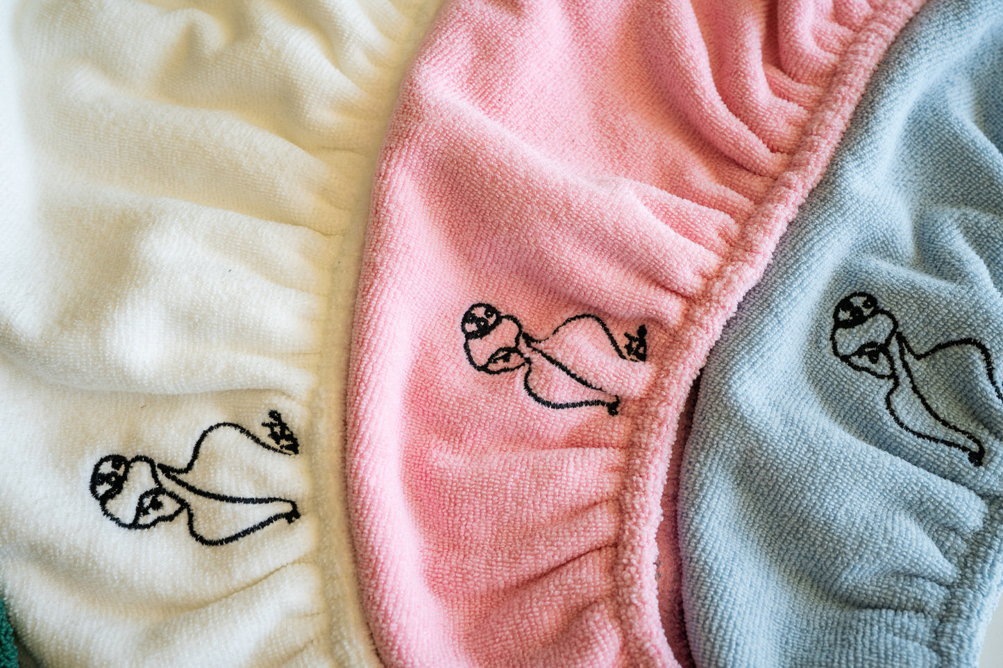 Microfiber Hair Towels (Baby Blue)