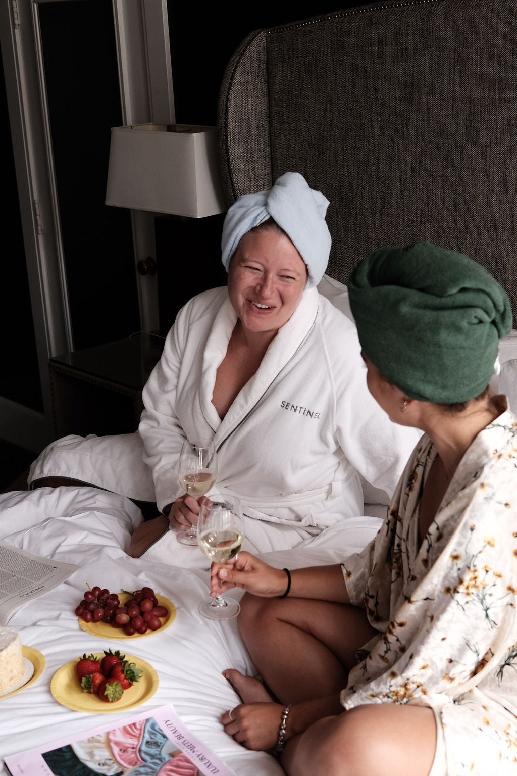 Microfiber Hair Towels (Baby Blue)