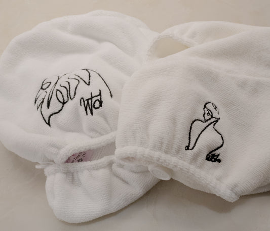 Microfiber Hair Towel (NEW Wrap Twist Dry WTD Logo)
