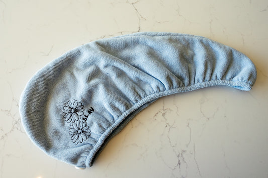 Microfiber Hair Towels (Baby Blue)