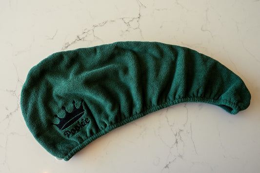 Microfiber Hair Towels (Emerald Green)