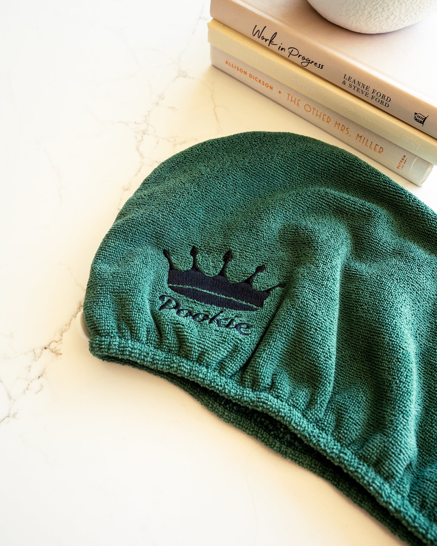 Microfiber Hair Towels (Emerald Green)