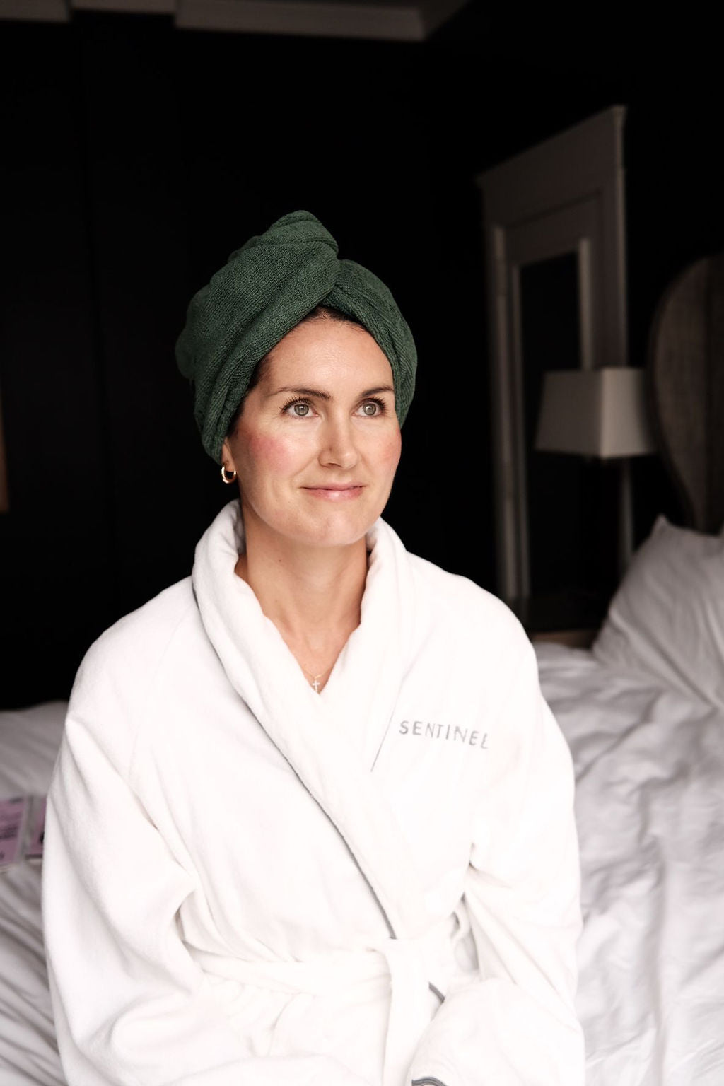 Microfiber Hair Towels (Emerald Green)